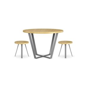 میز غذاخوری تاشو با چوب گردو مارک مبل سازان